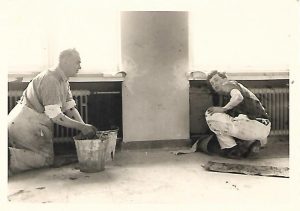 1960 Firmengründer Richard Straube links im Bild